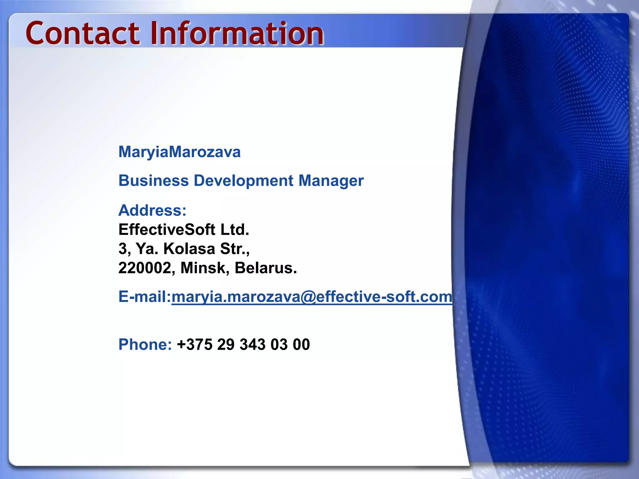 EffectiveSoft Presentation Mobile PPT effectivesoft-presentation-mobile-ppt
