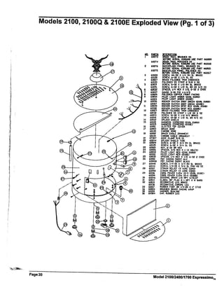 Espressimo 2100, 2400 & 1700