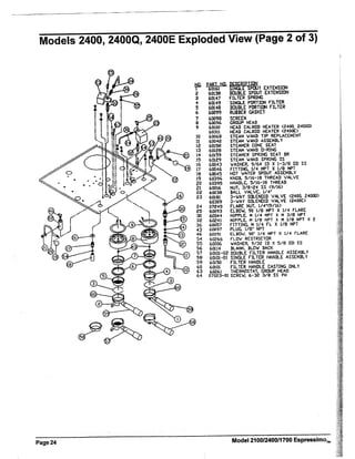 Espressimo 2100, 2400 & 1700
