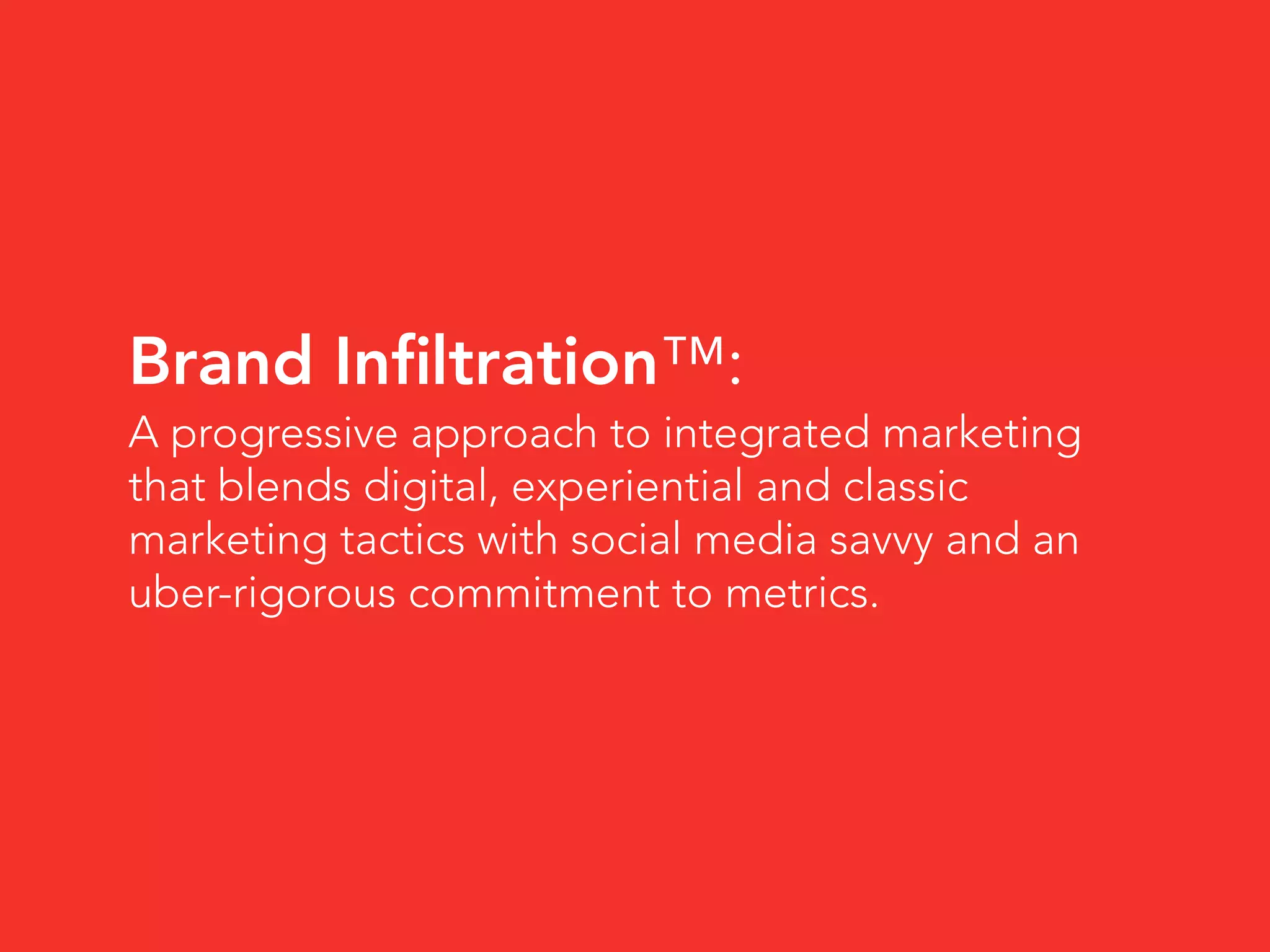 Introducing Espresso, the Brand Infiltration agency