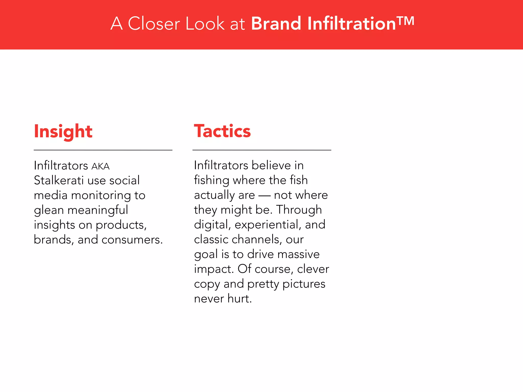 Introducing Espresso, the Brand Infiltration agency