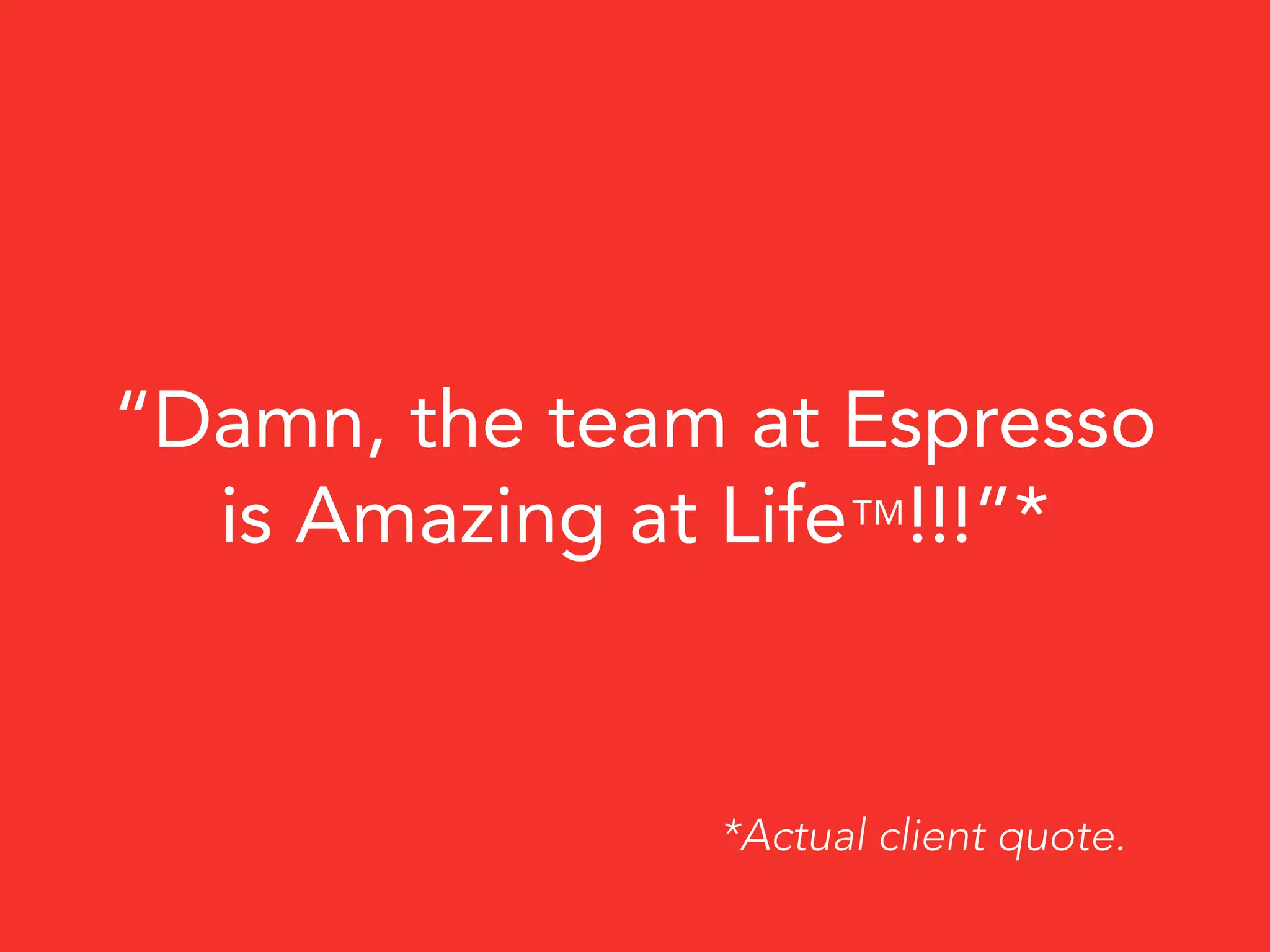 Introducing Espresso, the Brand Infiltration agency