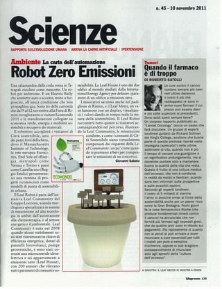 Robot Zero Emissioni