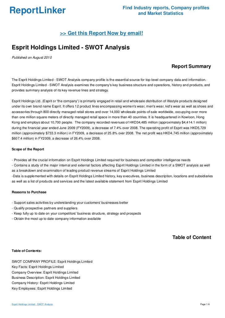 marketing and esprit holdings limited 1 day ago esprit holdings limited published this content on 18 september 2018 and is solely responsible for the information contained herein distributed by public, . marketing and esprit holdings limited 1 day ago esprit holdings limited published this content on 18 september 2018 and is solely responsible for the information contained herein distributed by public, .
