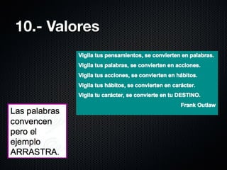 10.- Valores
 