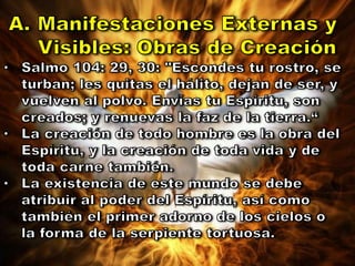 El Poder del Espíritu Santo