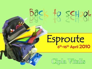 Esproute
  6th-16th April 2010
 