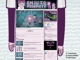 A/ Telefónica
G/Arena Media
P/Hill Valley
 