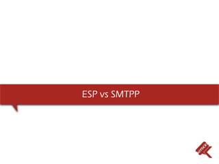 ESP vs SMTPP
 