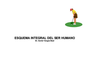 ESQUEMA INTEGRAL DEL SER HUMANO Dr. Xavier Vargas Beal 