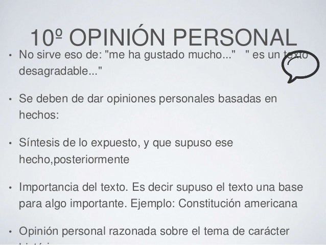 Esquema comentario de texto histórico