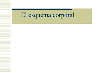 El esquema corporal

 