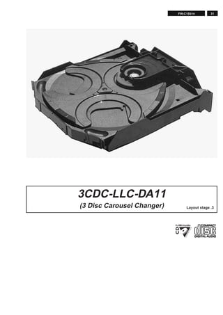 31FW-C155/19
3CDC-LLC-DA11
(3 Disc Carousel Changer) Layout stage .3
 