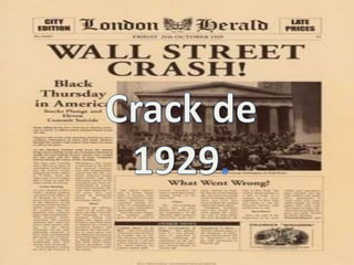 Crack de 1929. 