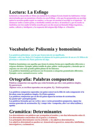 Esquema lengua sexto tema 3