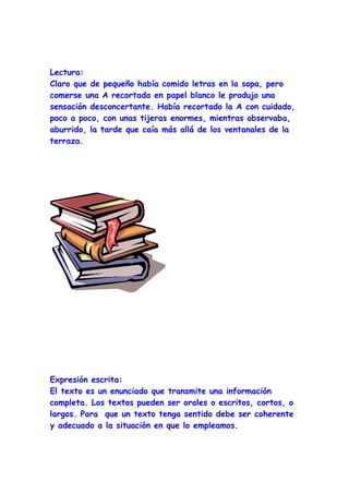 Esquema lengua tema 1