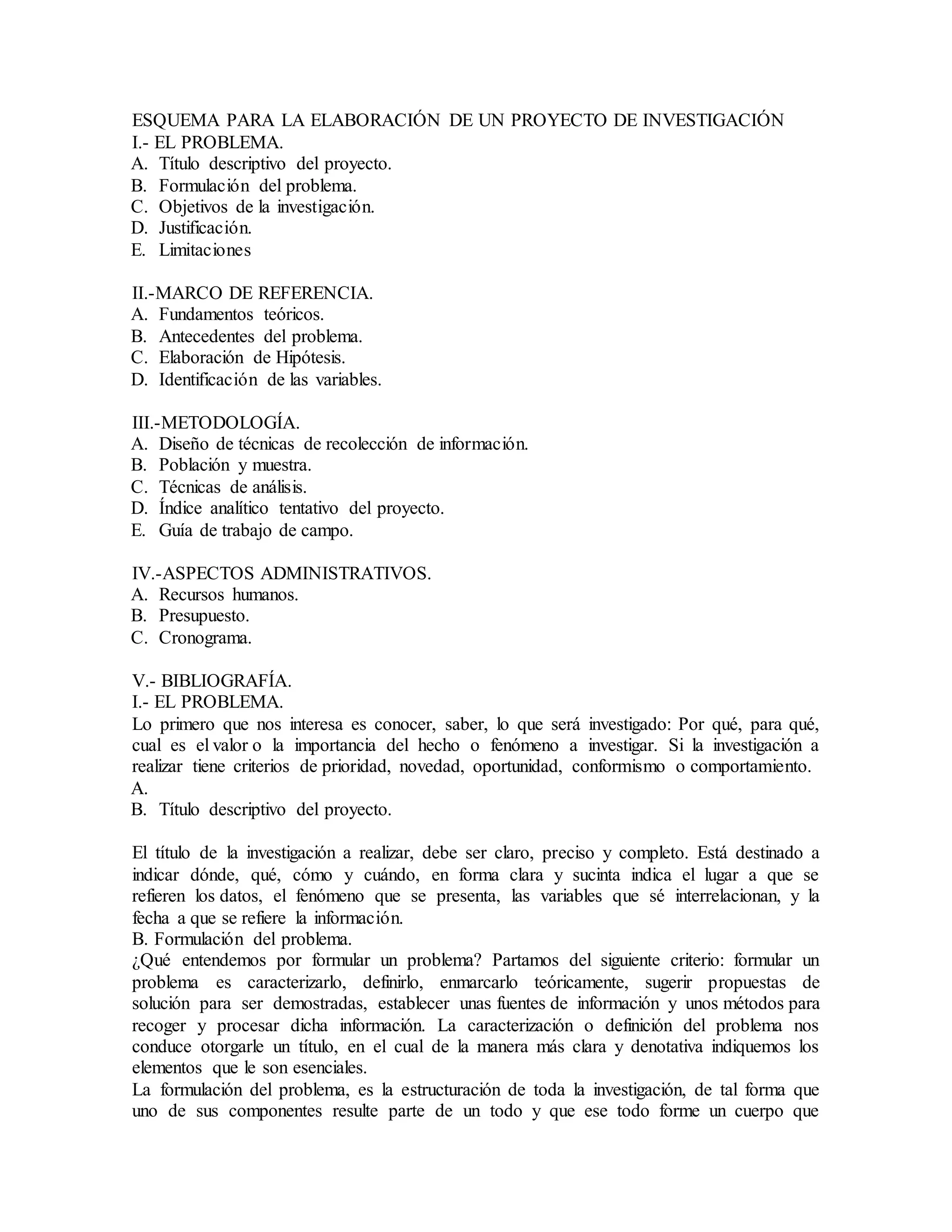 Guía Completa Para Crear Un Esquema Efectivo De Proyecto – ZPGHPK