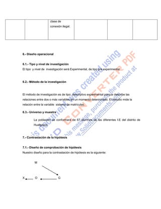 Esquema proyecto tesis 2