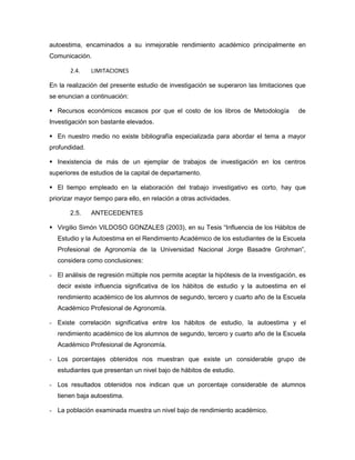 Esquema proyecto tesis nespo