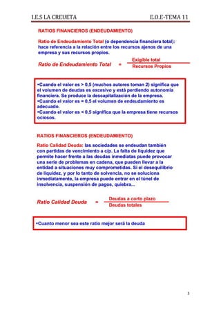 I.E.S LA CREUETA E.O.E-TEMA 11
3
 