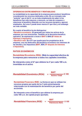 I.E.S LA CREUETA E.O.E-TEMA 11
4
 
