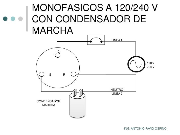 Esquema De Ligação Motor Monofasico Com Capacitor Permanente