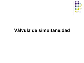 Válvula de simultaneidad
 