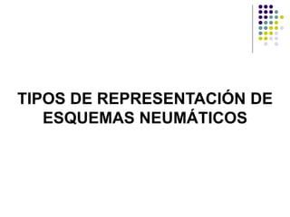 TIPOS DE REPRESENTACIÓN DE
   ESQUEMAS NEUMÁTICOS
 