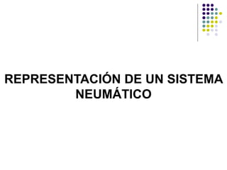 REPRESENTACIÓN DE UN SISTEMA
        NEUMÁTICO
 