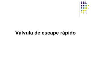 Válvula de escape rápido
 
