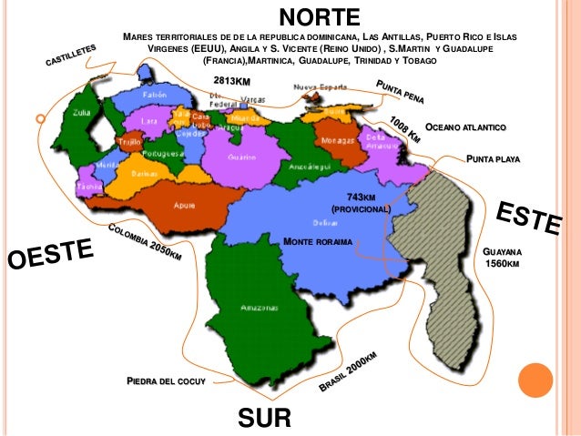 Esquema territorio venezolano