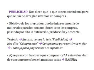 Esquema vídeo historia de las cosas