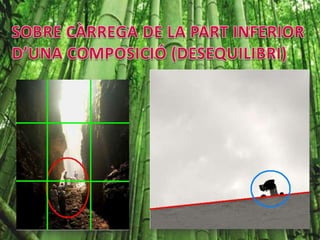 SOBRE CÀRREGA DE LA PART INFERIOR D’UNA COMPOSICIÓ (DESEQUILIBRI)