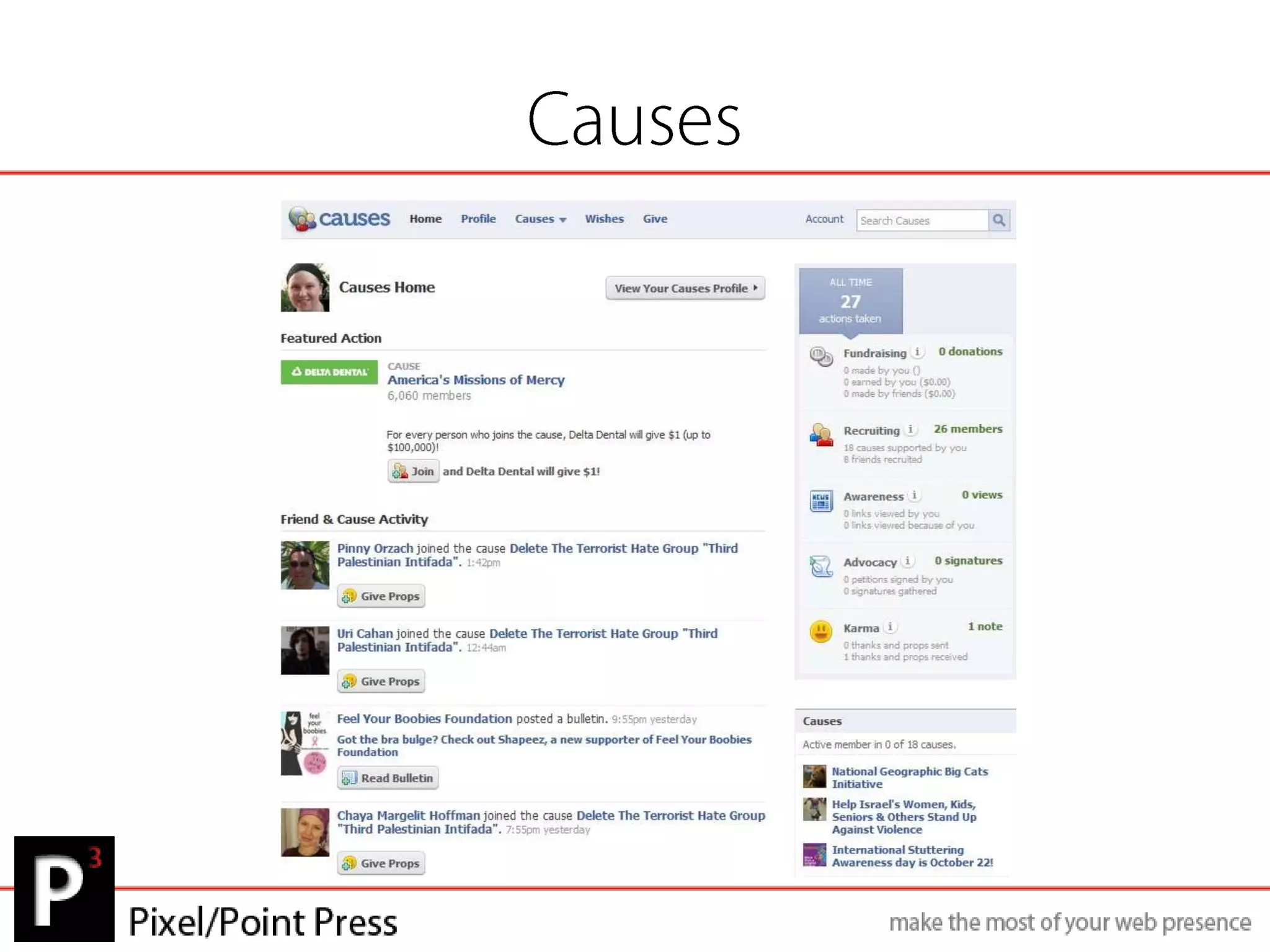 Privacy Settings - Content