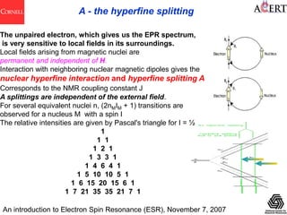 Intro to EPR spectroscopy | PPT