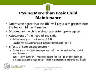 Child Maintenance in Iceland | PPT