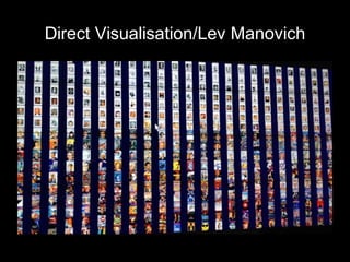 Direct Visualisation/Lev Manovich
 