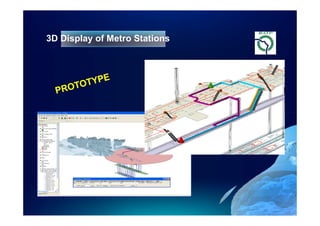 3D Display of Metro Stations
 