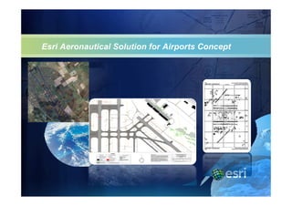 Esri Aeronautical Solution for Airports Concept
 