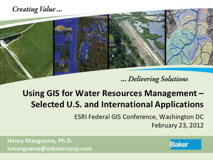 Natural Resource Management Using Gis Natural Resource Management Using Gis