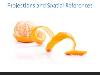 Projections and Spatial References
 