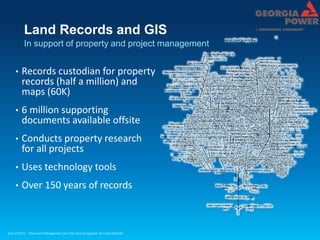 ESRI UC 2013 - Document Management and GIS Working Together for Land ...