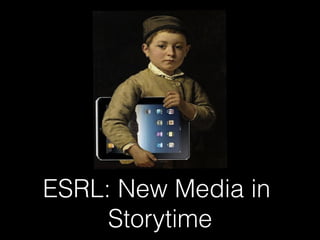 ESRL: New Media in
Storytime

 