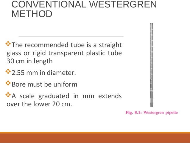 westergren method