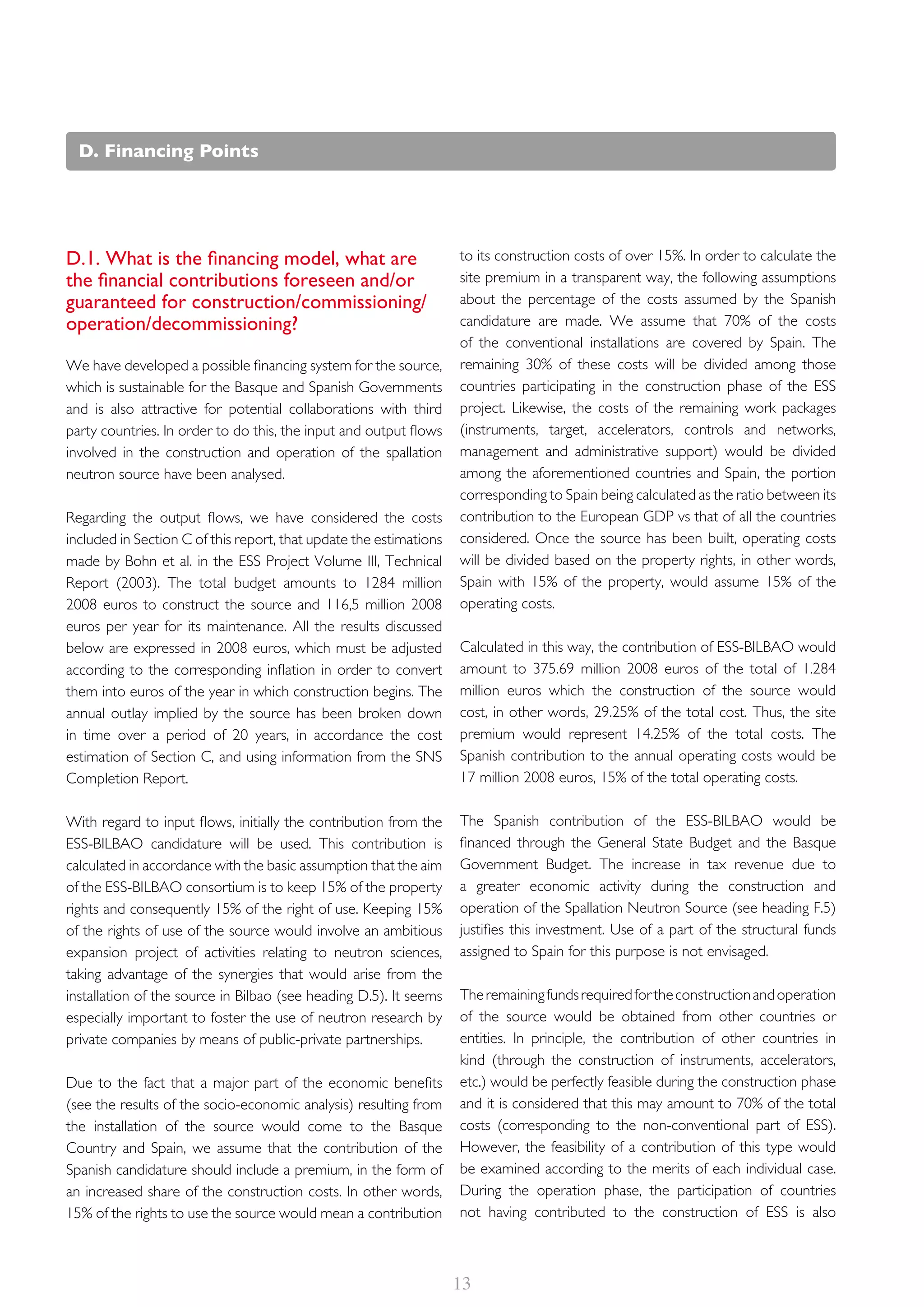 ESS-Bilbao ESFRI Working Group