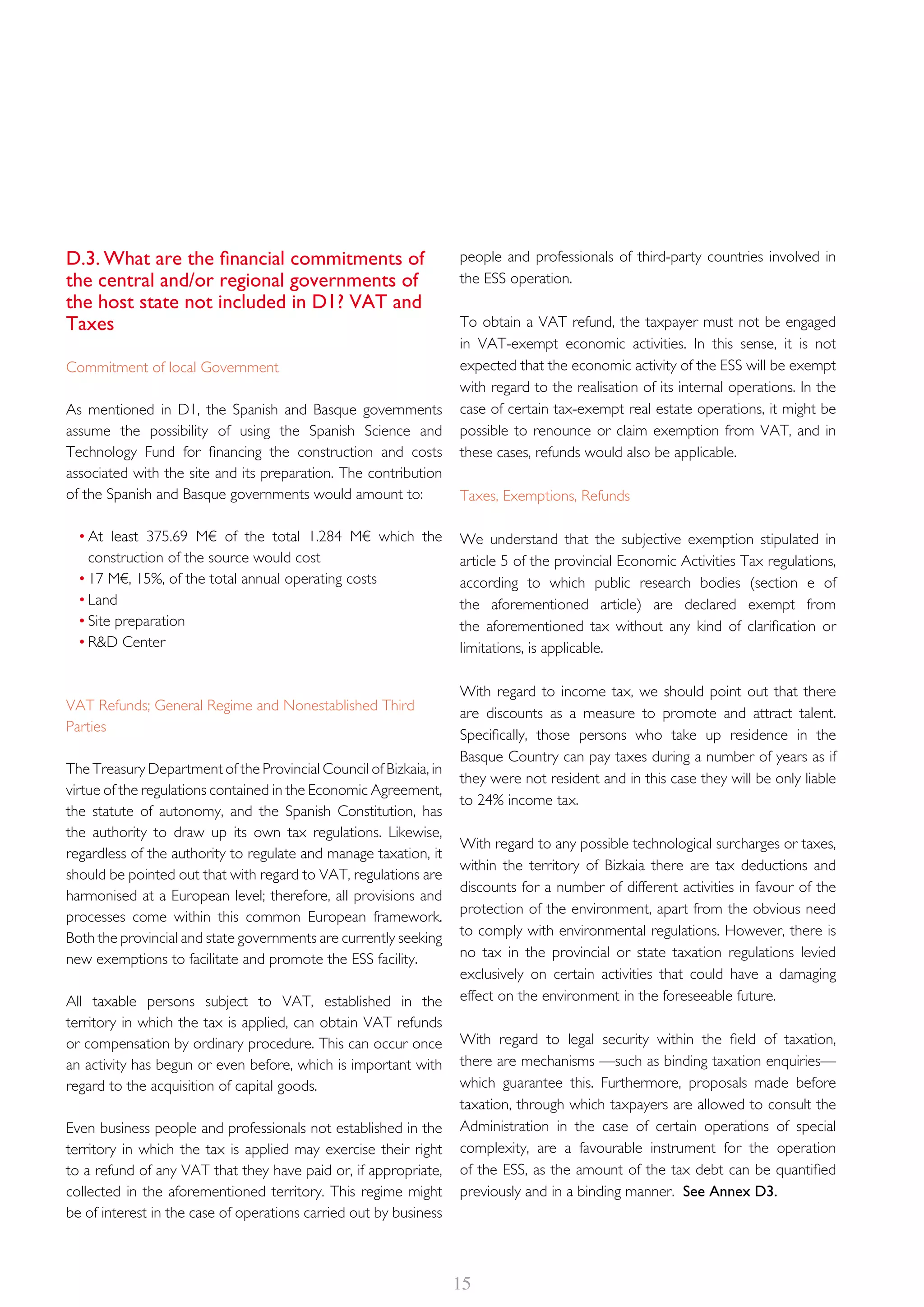 ESS-Bilbao ESFRI Working Group