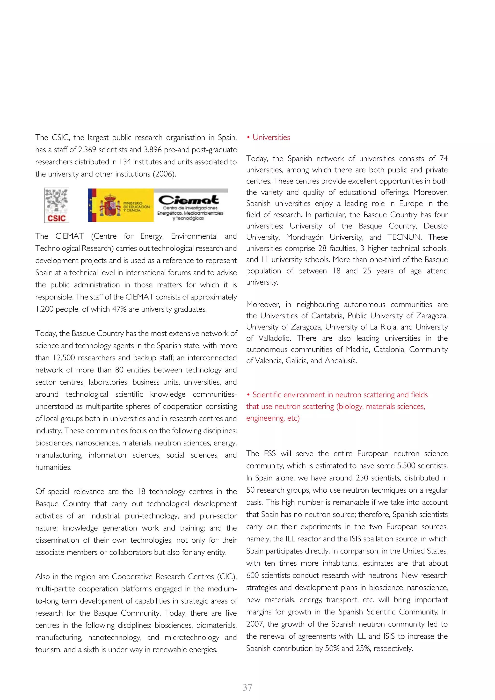 ESS-Bilbao ESFRI Working Group