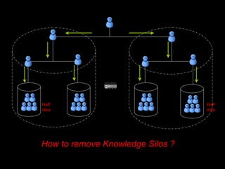 How to remove Knowledge Silos ? Half idea Half idea 