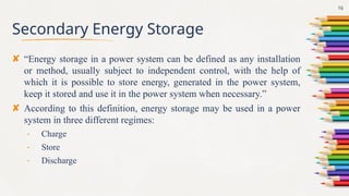 ESS 1 (1).pptx ktu eet438 ENERGY STORAGE SYSTEMS | PPTX