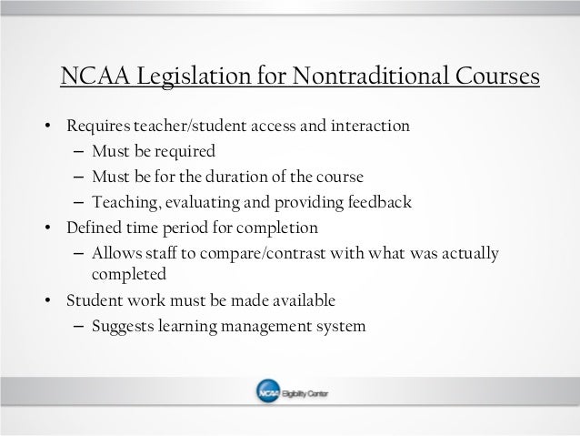 NCAA High School Graduation Online Requirements